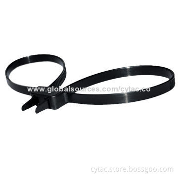Plastic handcuff for police officer use